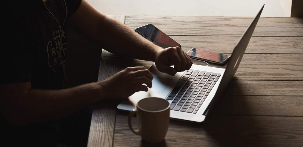 Man on laptop